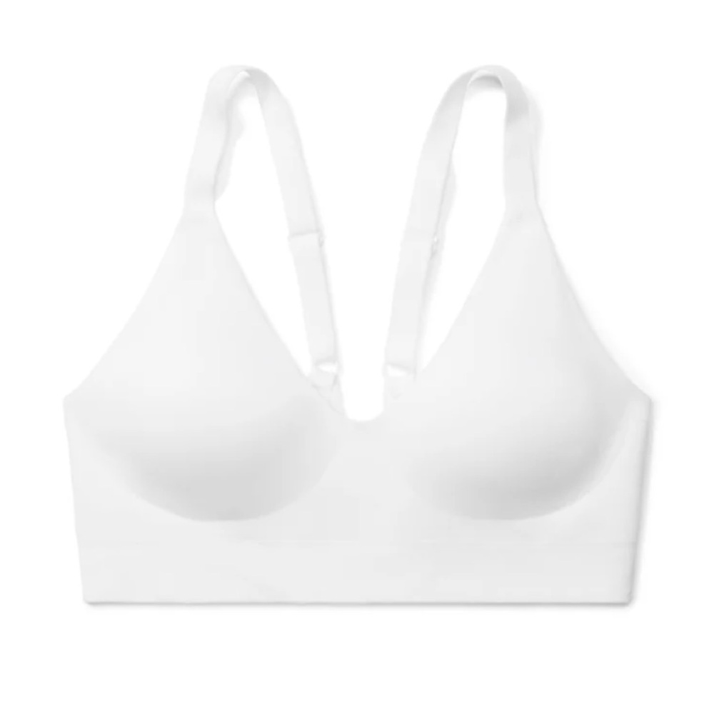 True & Co Soft Form V-Neck Adjustable Strap Bra - Picture 2 of 14